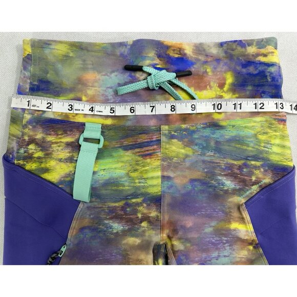 Lululemon Cargo Super High Rise Hiking Shorts Womens 6 Nature Multi Read - Picture 5 of 11